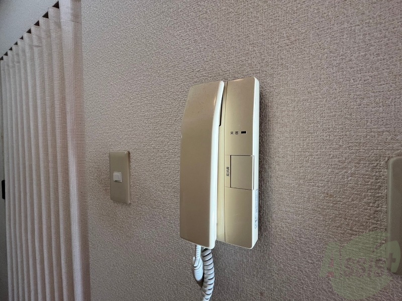 セキュリティ　インターホンは通話ができるので急な訪問があっても安心です
