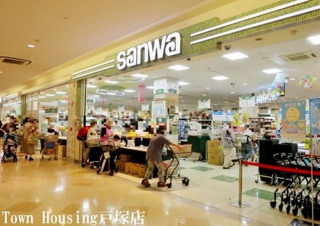 スーパー　sanwaサクラス戸塚店（スーパー）まで717m
