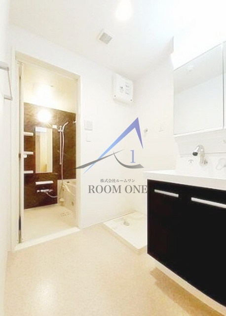 洗面設備　洗面台です。