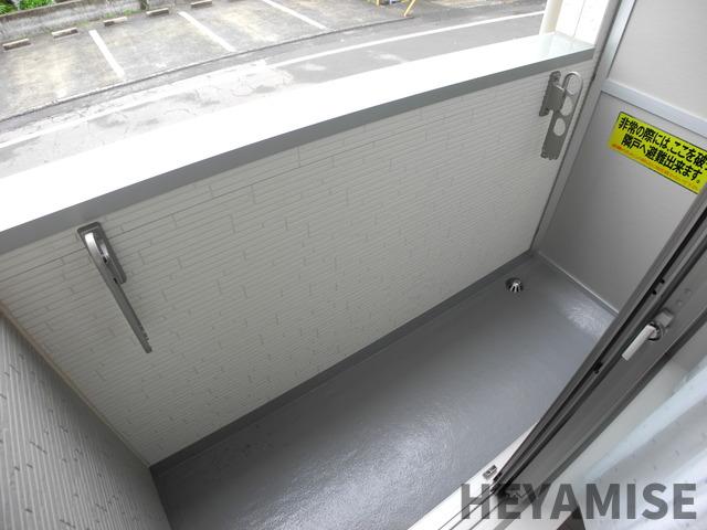 バルコニー　同間取りモデルルームの写真です