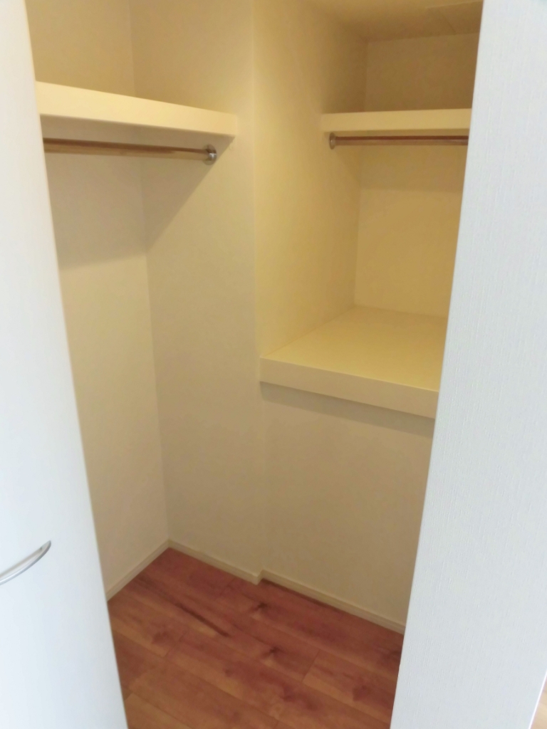 収納　ウォークインクローゼット！