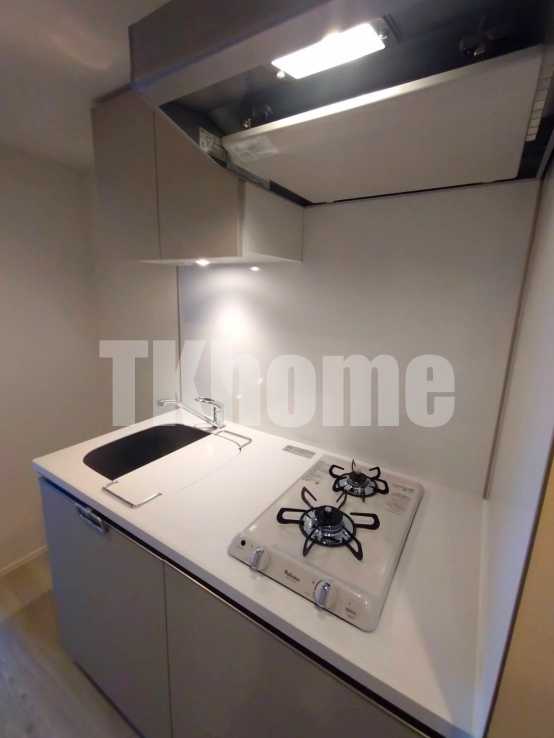 キッチン　2口ガスシステムキッチン