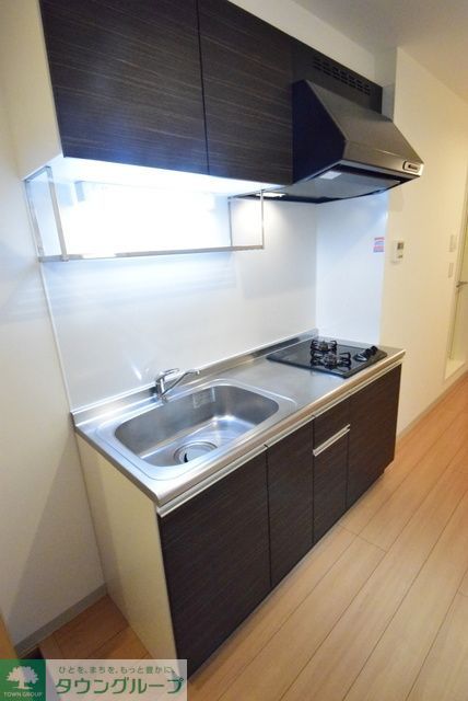 キッチン　２口システムキッチン。
