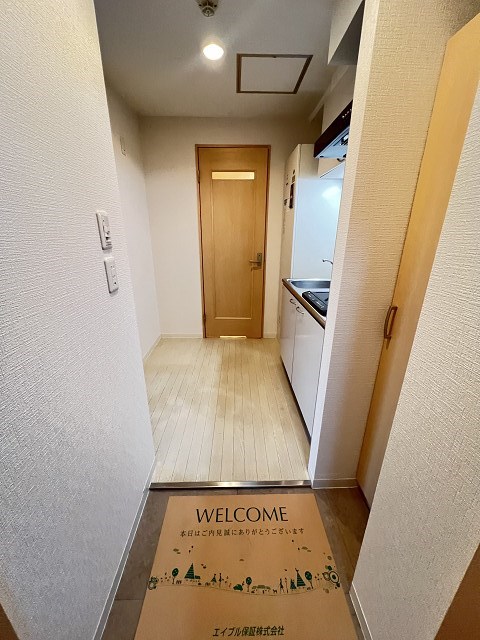 玄関　収納もある玄関です