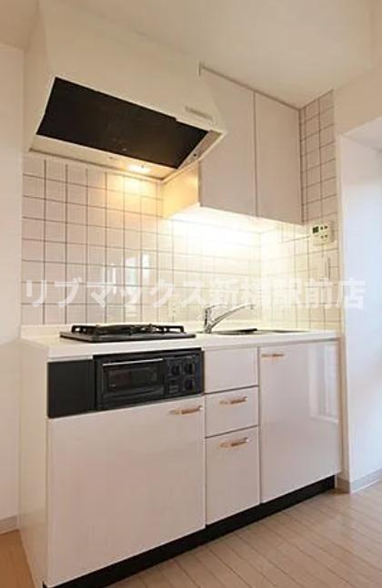 キッチン　モデルルームの写真です