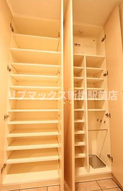 収納　モデルルームの写真です