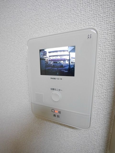 セキュリティ　★モニター付インターホンの様子★