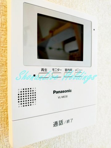 セキュリティ　モニタ付インターホンで安心♪