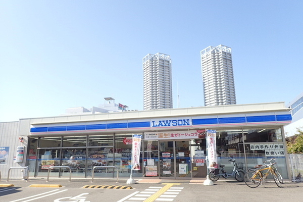 コンビニ　ローソン泉大津旭町店（コンビニ）まで198m