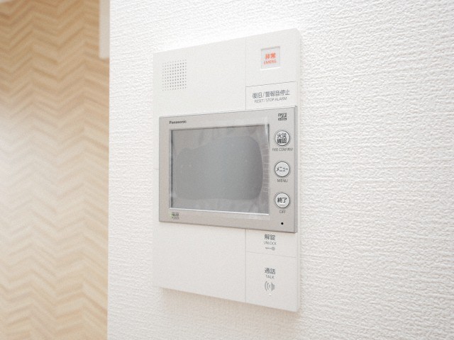 セキュリティ　モニター付きインターホンです