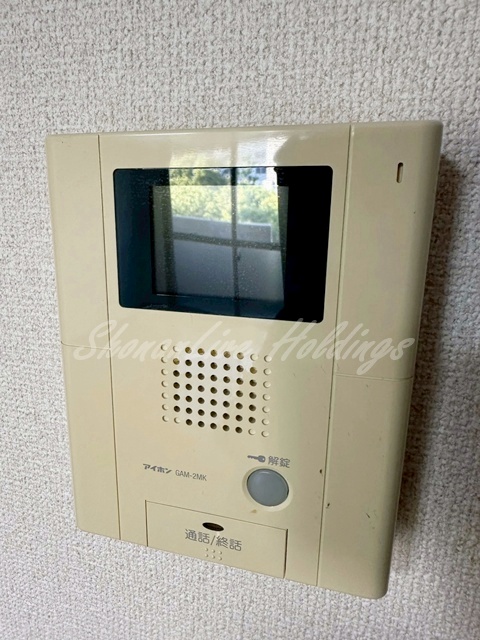 セキュリティ　モニタ付きインターホンで安心♪