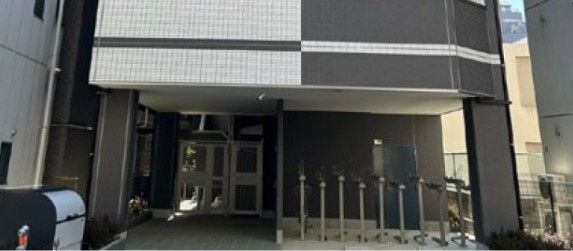エントランス　落ち着いたエントランスです