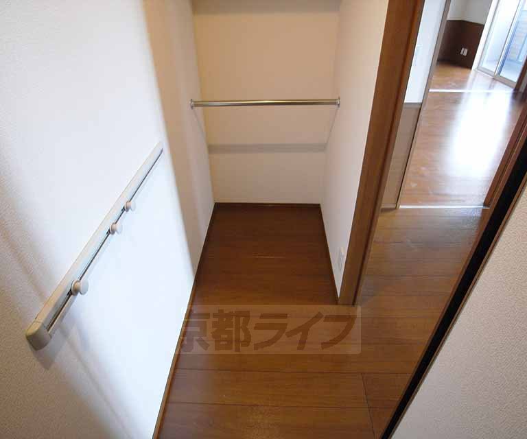 収納　ウォークインクローゼットです。