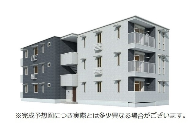 建物外観　※完成予想図につき、実物とは多少異なる場合があります。