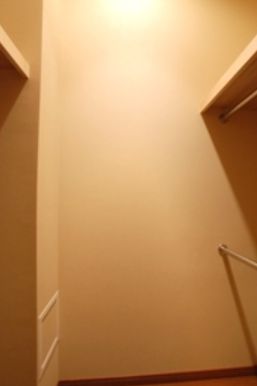 収納　たっぷりとした収納スペースです