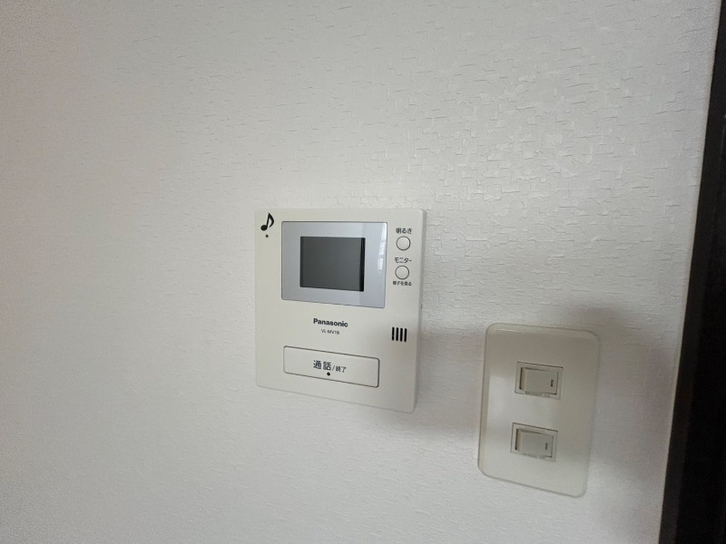 セキュリティ　インターホンで来客確認ができます。安心ですね。