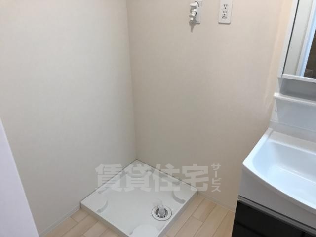 洗面設備　洗濯機置場