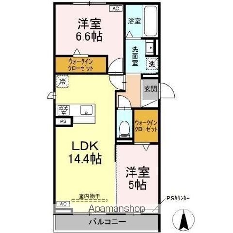 セレスティア西荘 EASTの間取り写真