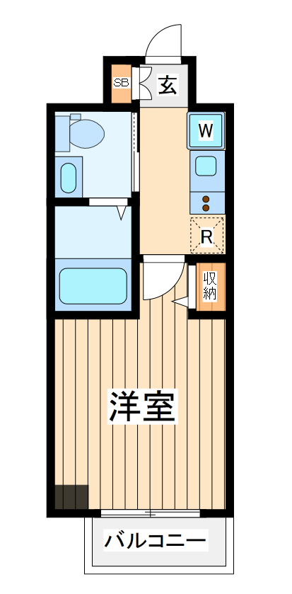 相鉄本線 西横浜駅 徒歩6分 11階建 築8年の間取り写真