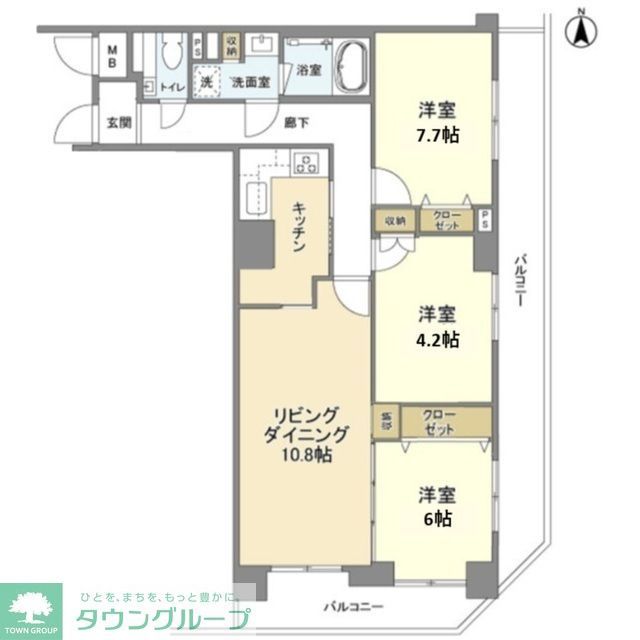 アプリーレ日吉本町の間取り写真