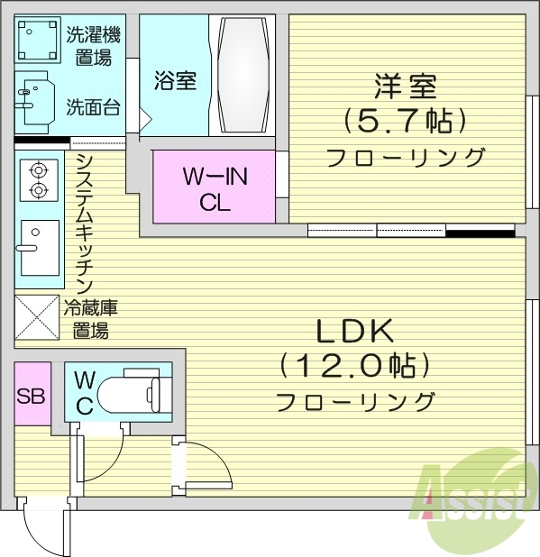 Pinehills北15条の間取り写真