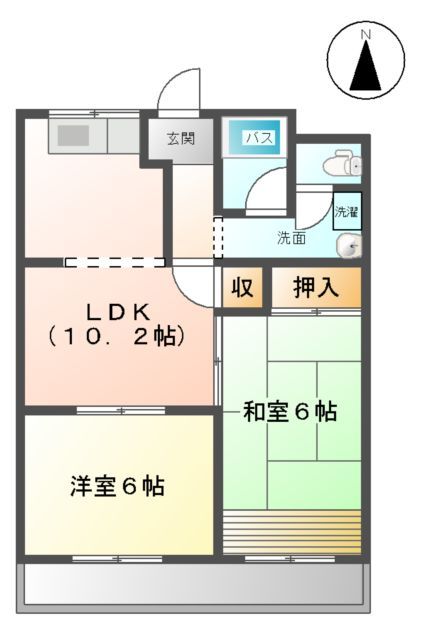パークヒルズの間取り写真