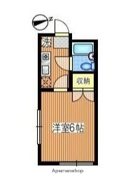 都営三田線 西高島平駅 徒歩14分 2階建 築40年の間取り写真