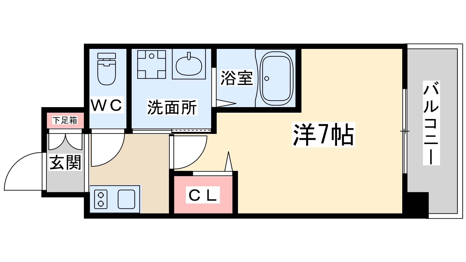 SWISS梅田東の間取り写真