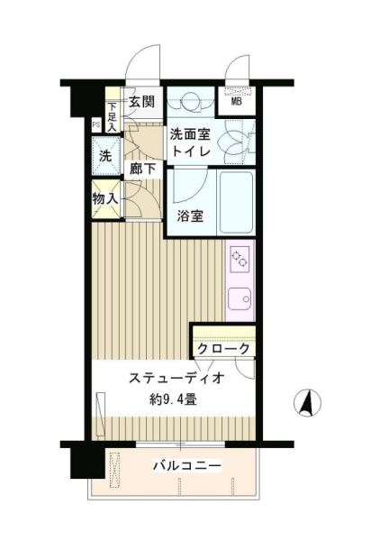 アビテ市ヶ谷五番町の間取り写真