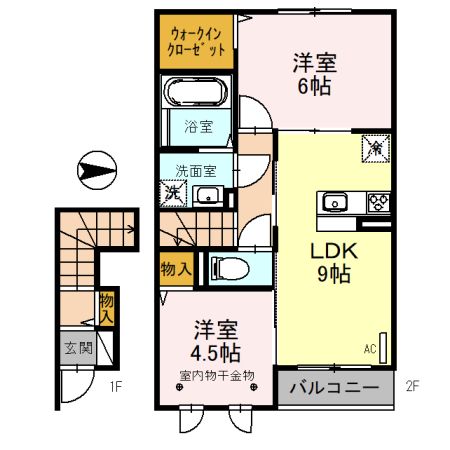 パーシモンヒルの間取り写真