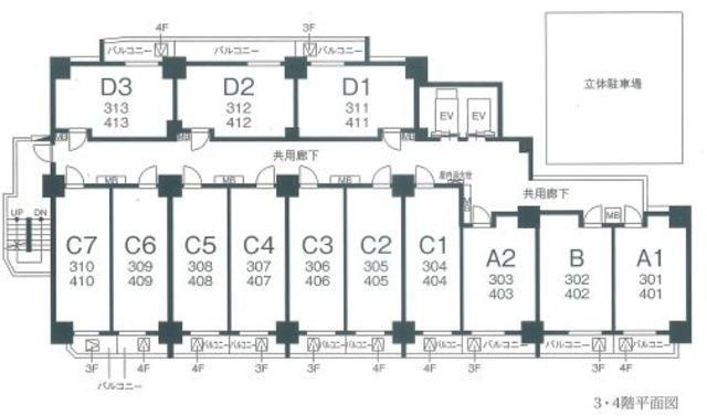 その他　☆3～4Ｆ配置図☆