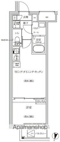 REGOLITH IKEGAMIの間取り写真