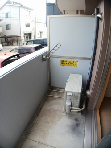 バルコニー　落ち着いた時間を過ごせるバルコニーです