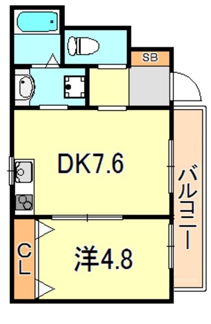 ＪＲ山陽本線 明石駅 徒歩13分 2階建 築12年の間取り写真