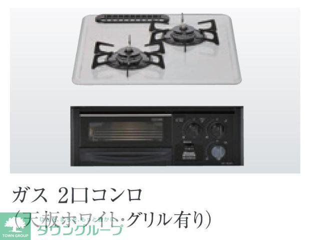 緑区大間木2丁目アパート新築工事のキッチン写真