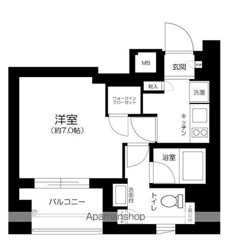 東京メトロ日比谷線 東銀座駅 徒歩5分 13階建 築11年の間取り写真