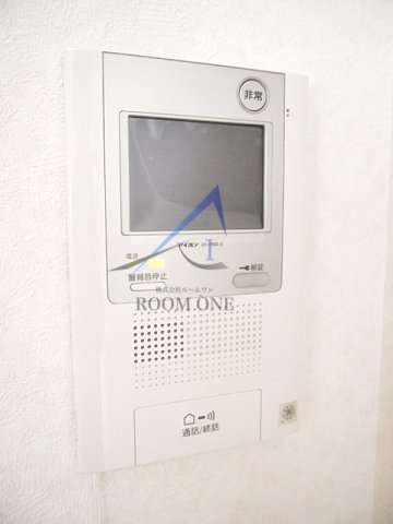 セキュリティ　モニター付きインターホンです。