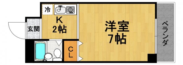 シオン塚口の間取り写真