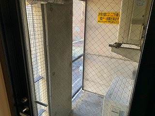 バルコニー　洗濯物も干せますよ