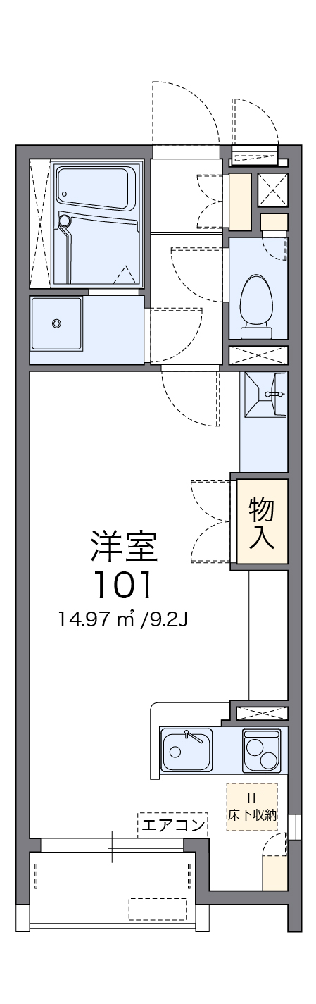 【レオネクスト１８番館の間取り】