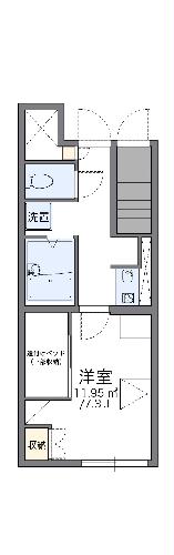 レオパレスひまわりIIの間取り