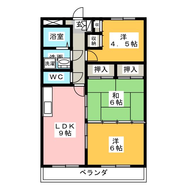 コンフォート悠とぴあの間取り