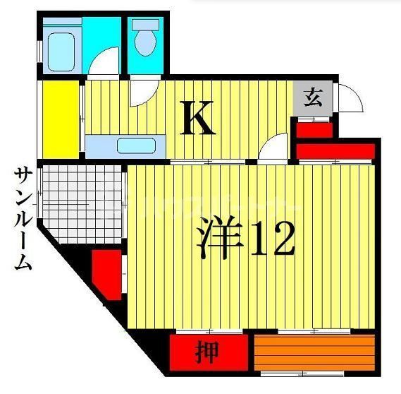 第2アンビルマンションの間取り