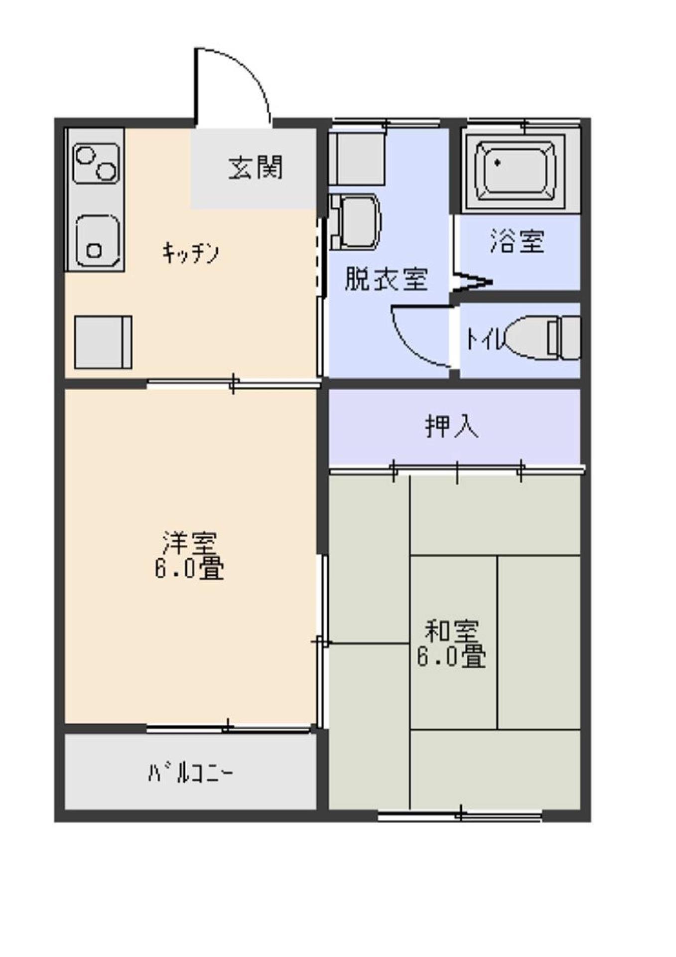 コーポ三峰の間取り