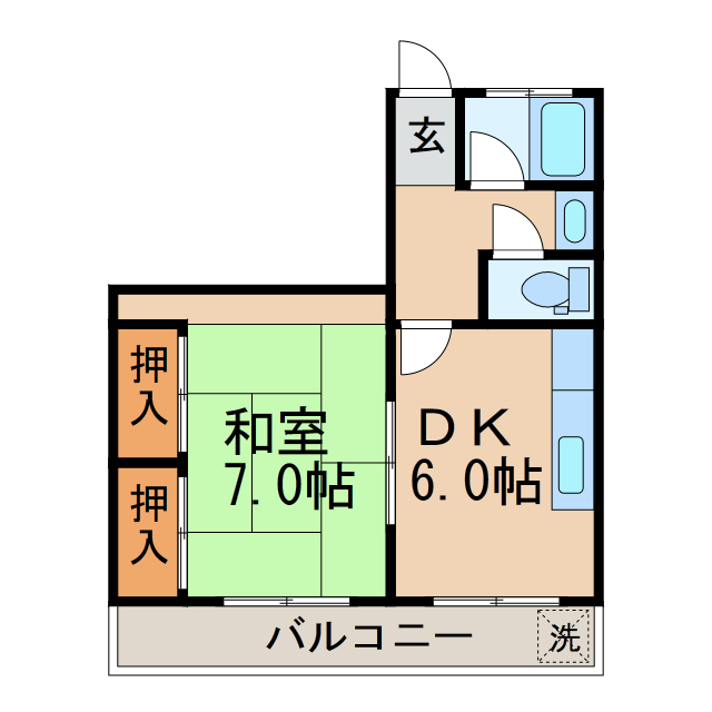 ハイツ大塚の間取り