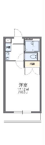 レオパレスラポールの間取り