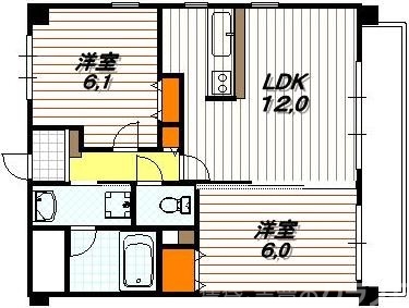 ベリエ茶五の間取り