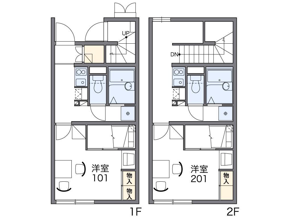 レオパレス昭和町の間取り