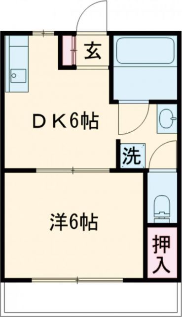 東京都狛江市猪方１（マンション）の賃貸物件の間取り