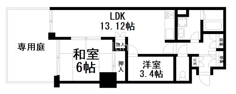 パインフィールド吉祥院の間取り